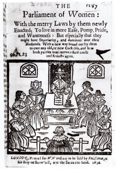 Il Parlamento delle donne, 1656 da English School